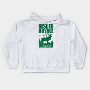 Isle Royale National Park Michigan Kids Hoodie